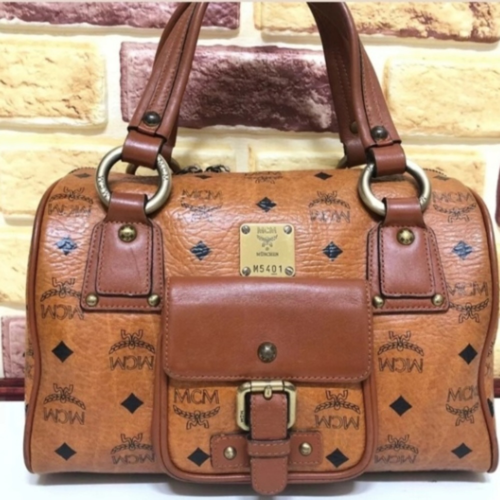 MCM Authentic Boston Bag